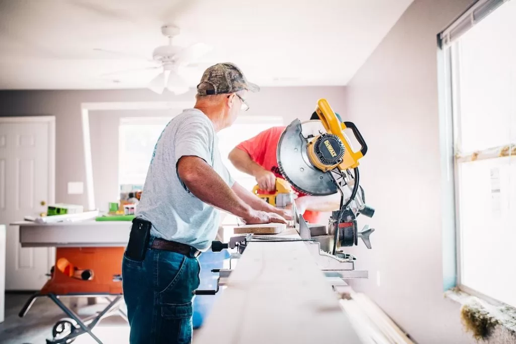 A professional contractor works to provide quality home renovation results